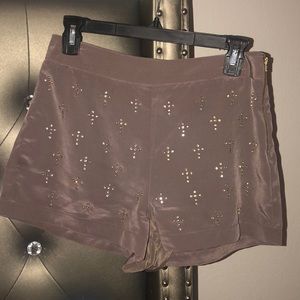 Stylish shorts w/ rhinestones, Juniors Medium